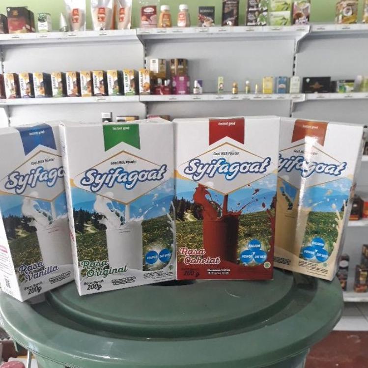 

【F⚡ASH SALE✅】 Susu Kambing Etawa Bubuk Aneka Rasa Syifagoat