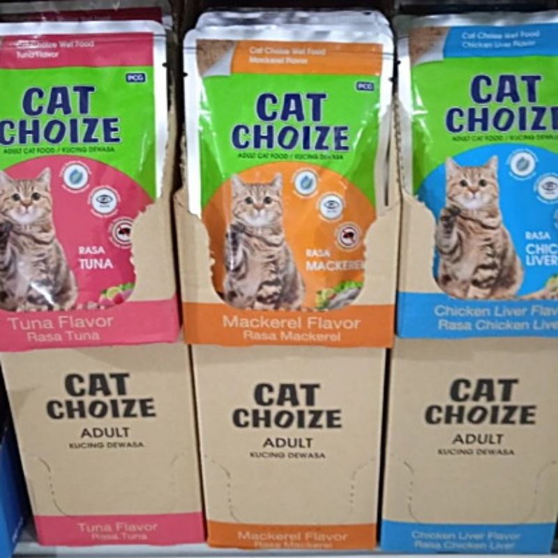 Cat Choize Pouch 75gr Wet food makanan Kucing Basah