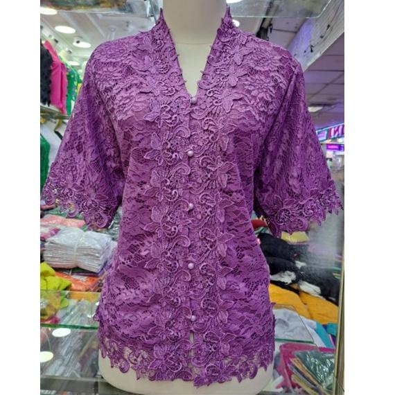 Langsung Kirim brokat import/elgana/atasan brokat/kebaya
