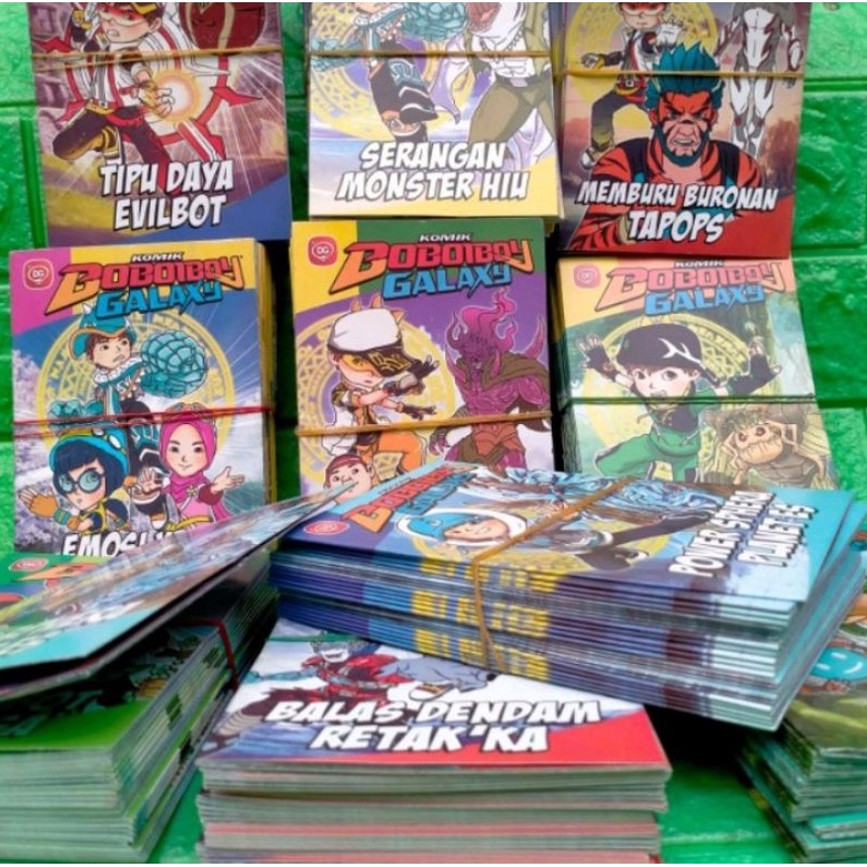 Buku Komik Berwarna Boboiboy Galaxy Terbaru