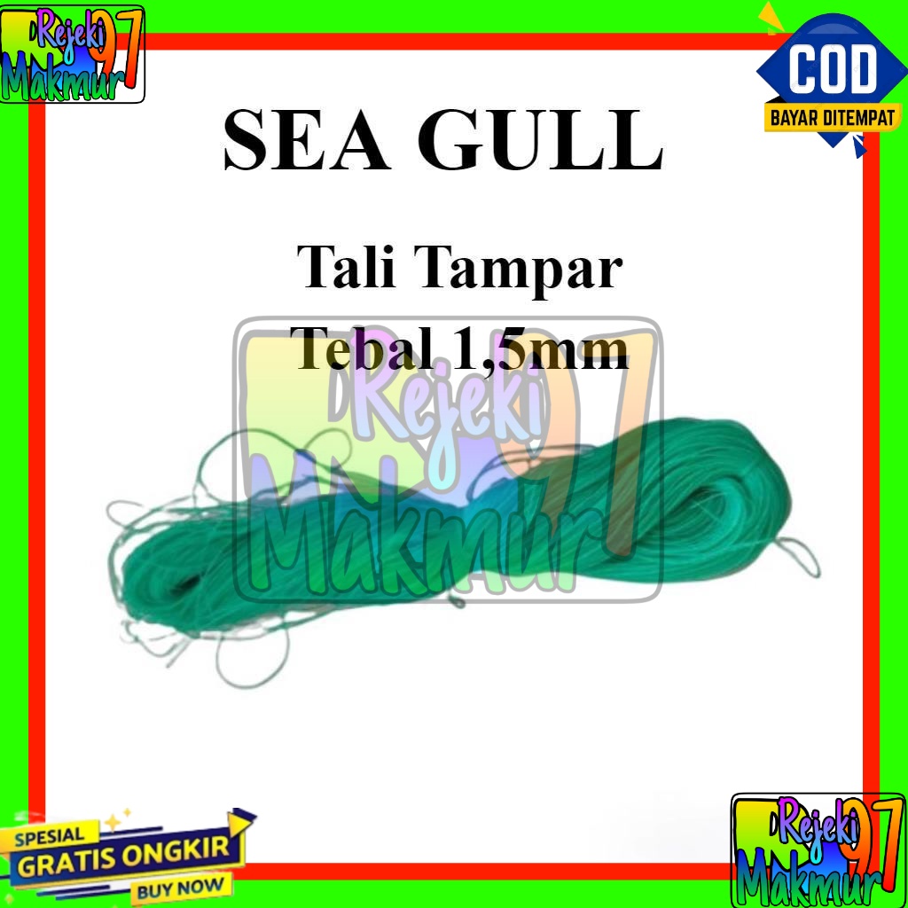 

Tali Tampar Kecil PE 1.5 mm / Serampat Cap Paus