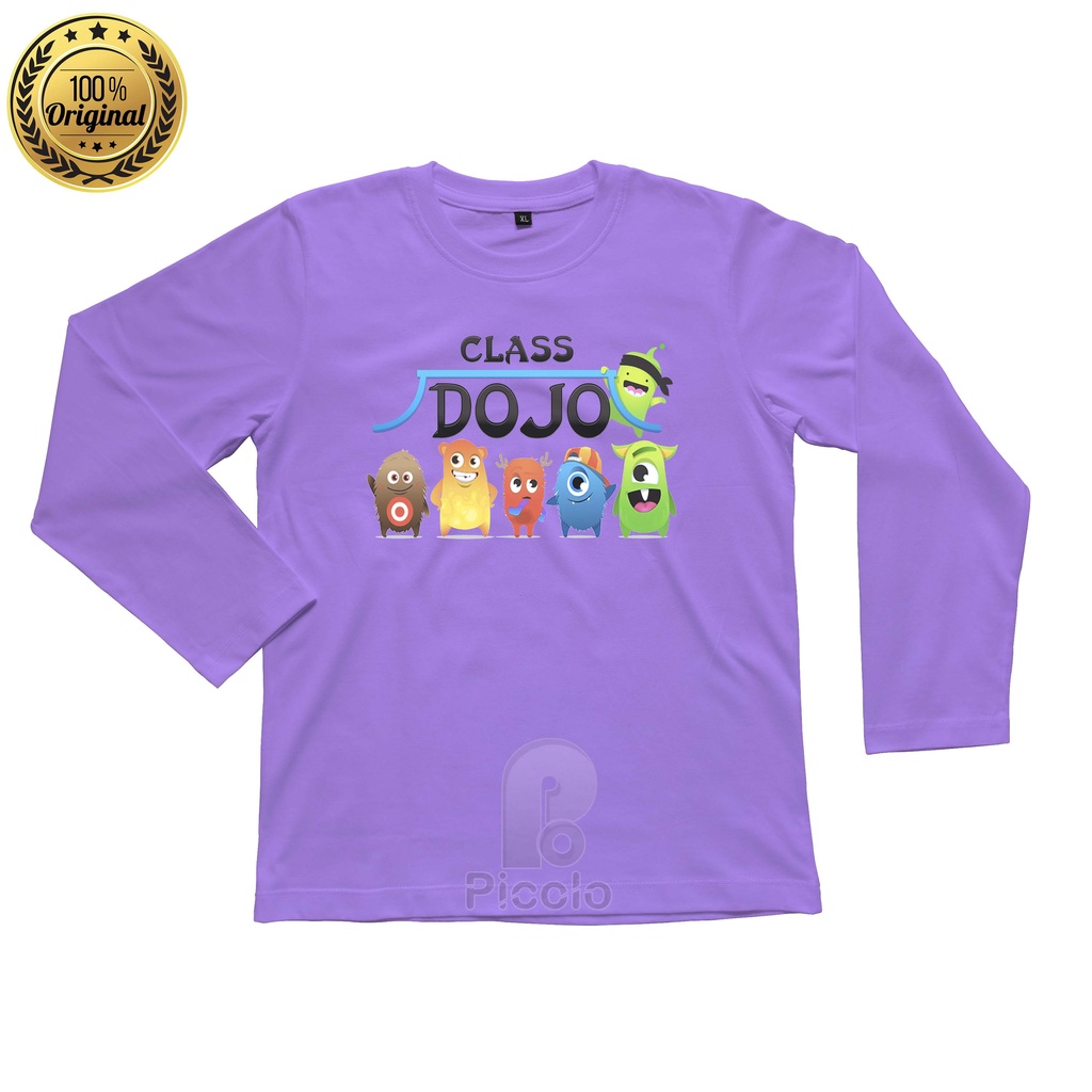 (FREE NAMA) BAJU KAOS ATASAN ANAK MOTIF CLASS DOJO UNISEX