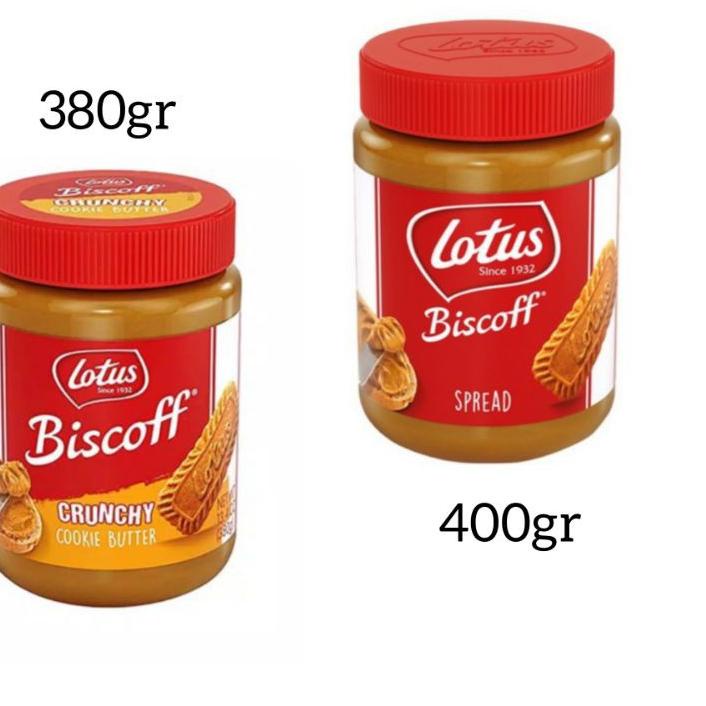 

➣ LOTUS Biscoff Crunchy 380gr, Biscoff spread 400gr ➴