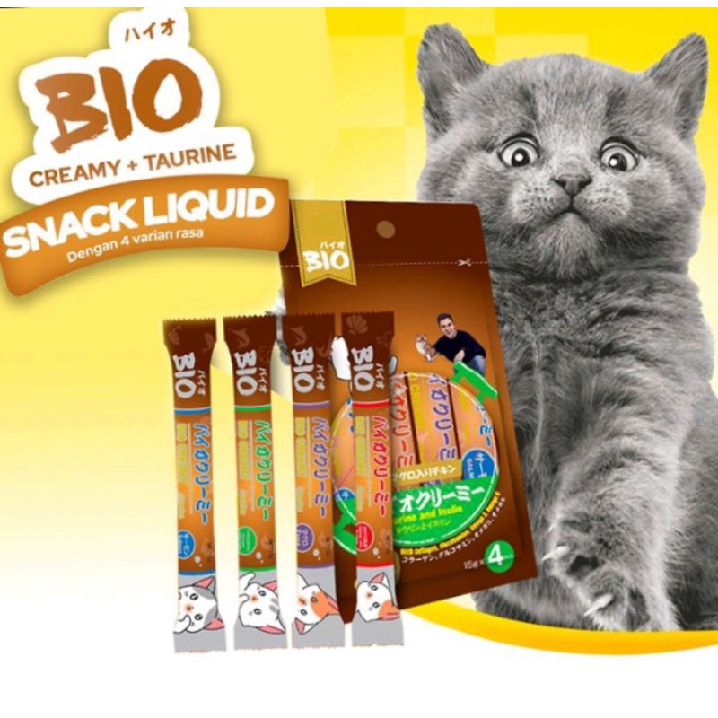 Bio creamy snack liquid all varian 15gr