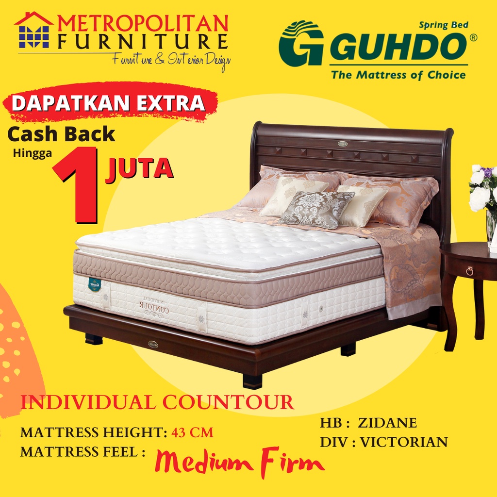 Guhdo Spring bed Individual Contour Full Set Zidane Victorian