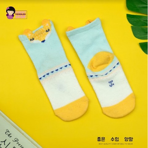 littlekiddoss SC2137 Kaoskaki Panjang Anak Perempuan Import Kaos Kaki Katun Anak Lucu