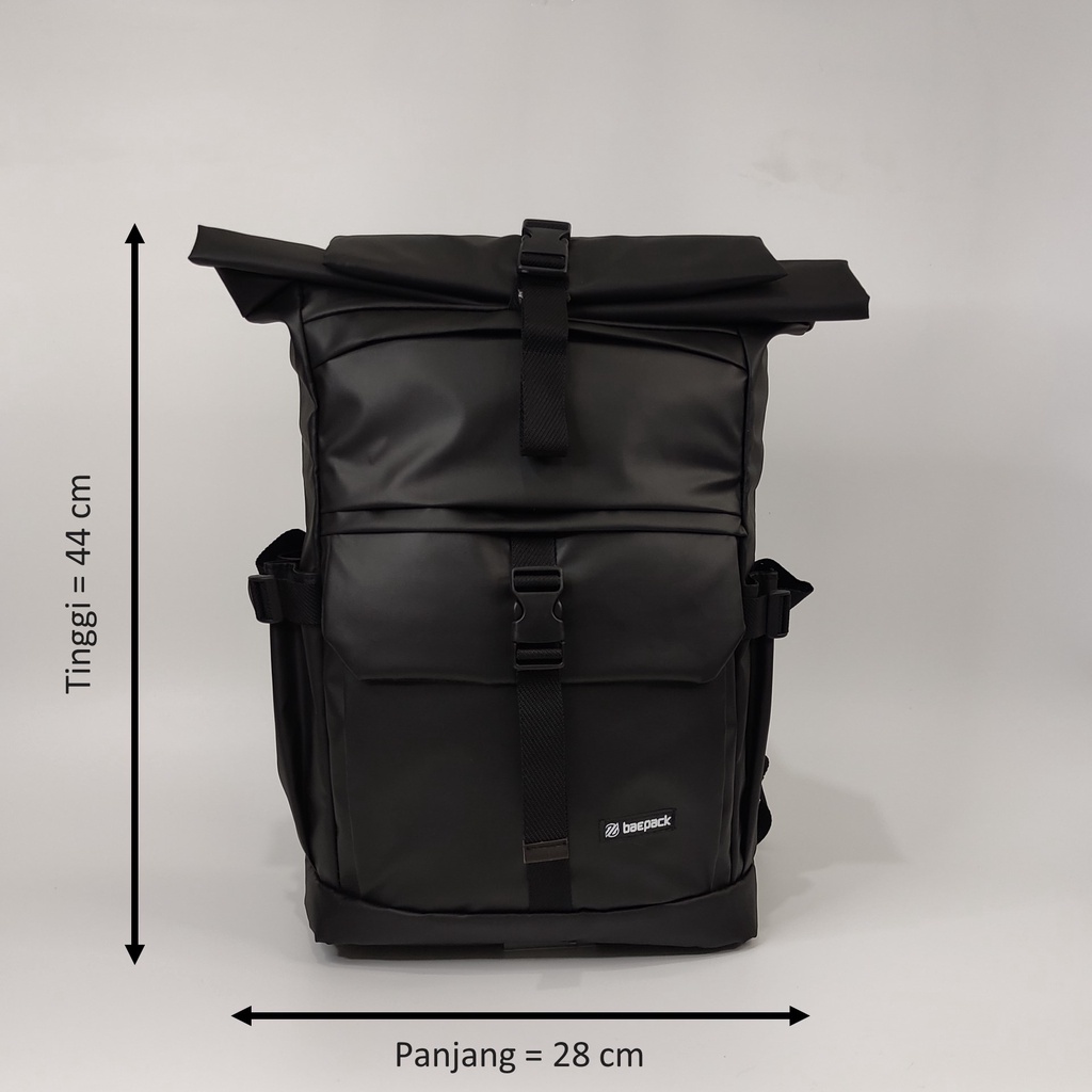 Tas Gunung Traveling Camping Sekolah Anti Air Waterproof Panther Hitam Original Baepack / Tas Cowok Pria / Tas Wanita Perempuan / Tas Lokal Bandung / Tas Multifungsi