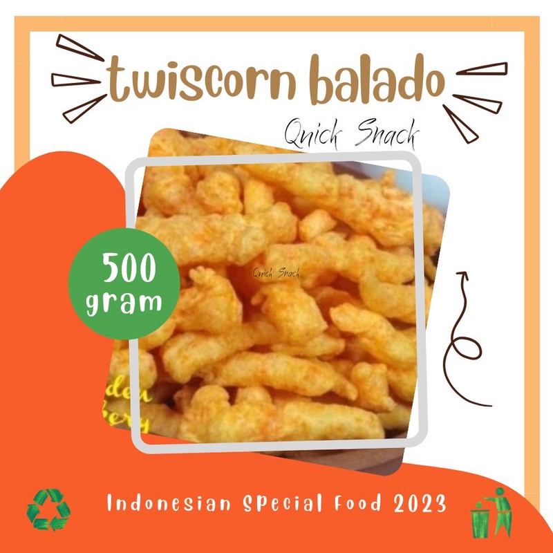 

Twist Corn Cheetos Citos Balado - 500 GRAM