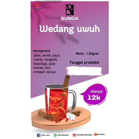 

wedang uwuh instan