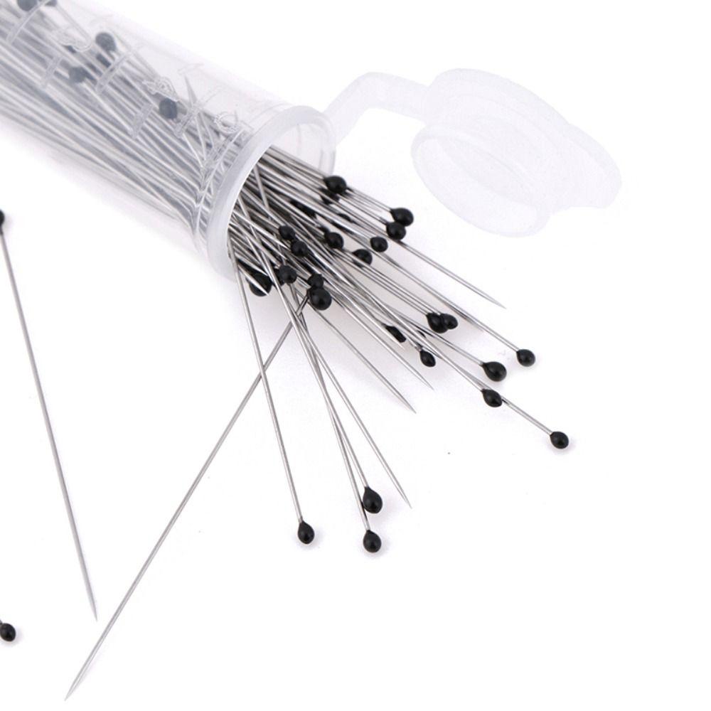 REBUY Jarum Spesimen 100 Pcs Kekerasan Tinggi Spesimen Kupu-Kupu Stainless Steel Entomology Bongkar Pasang Pin Spesimen