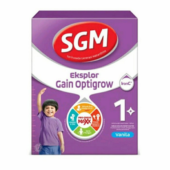 

[ COD ] SGM Eksplor Explor Gain Optigrow 1+ 1 Plus 400gr 400 gr Vanila