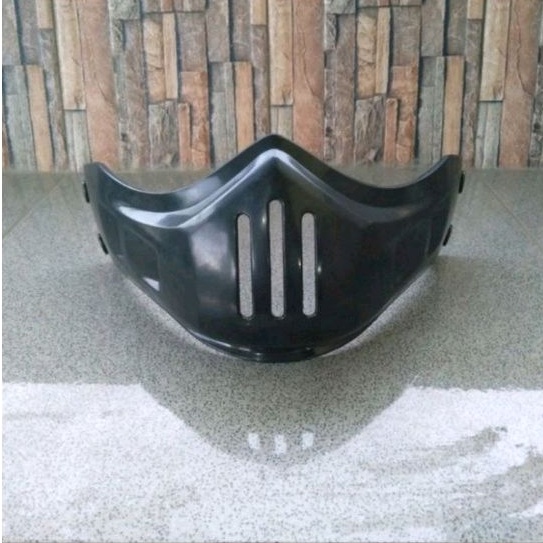 Moncong plastik Cakil tambahan helm retro plus kancing