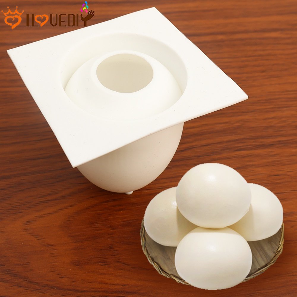 Mudah Demoulding Kerajinan DIY Model Paskah 3D Silica Gel Cetakan Berbentuk Telur Reusable Party Perlengkapan Kue Coklat Kue Mousse Cetakan Lilin Sabun Salep Membuat Alat