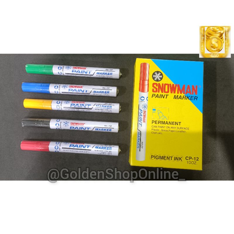 

Spidol paint marker permanent merk snowman