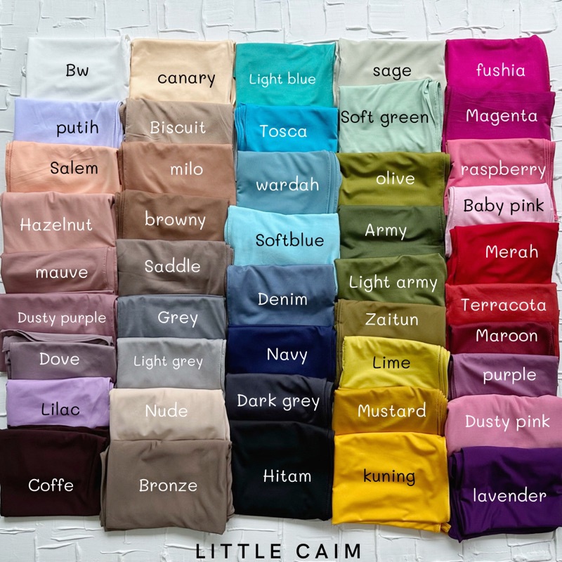 LITTLECAIM - ALISHA PASHMINA HIJAB KATALOG 3 | hijab anak | pasmina instan anak