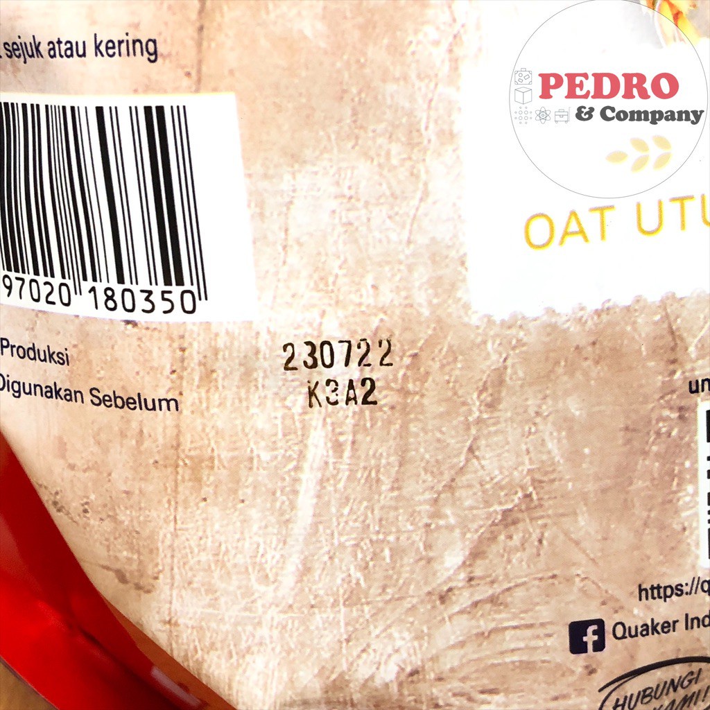 

✨NEW✨ -Quaker instant oatmeal 1.2 kg - sarapan sereal gandum instan siap saji cepat saji (merah)- 1.1.23