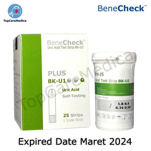 Benecheck Plus Test Strip Asam Urat