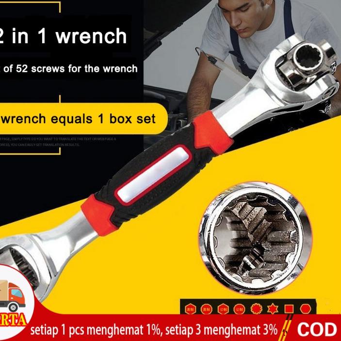 ❂ Tiger Wrench Kunci Pas 48 in 1 Universal Wrench Kunci Pas 48 in 1 Universal Wrench/Kunci Universal