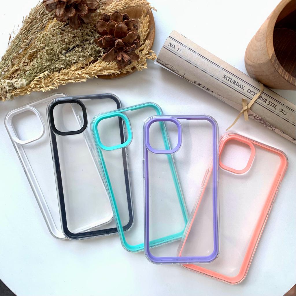 CLEAR BUMPER 3IN1 case redmi 9 9t note 10 pro note 9 10 9a 9c note 8 11 4g 10 pocophone m3