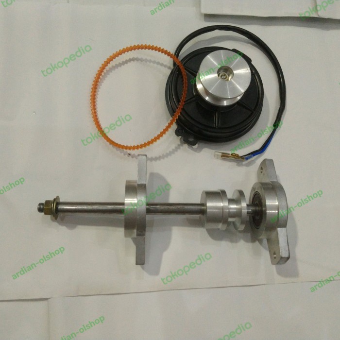Set sparepart mesin Harum manis DC double bearing Dinamo+Pully+bearing