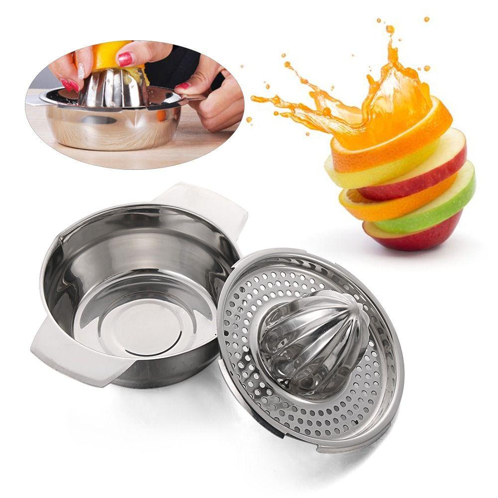 Solighter Fruit Juicer Stainless Steel Portable Kitchen Gadget Alat Pembuat Jus Buah Manual