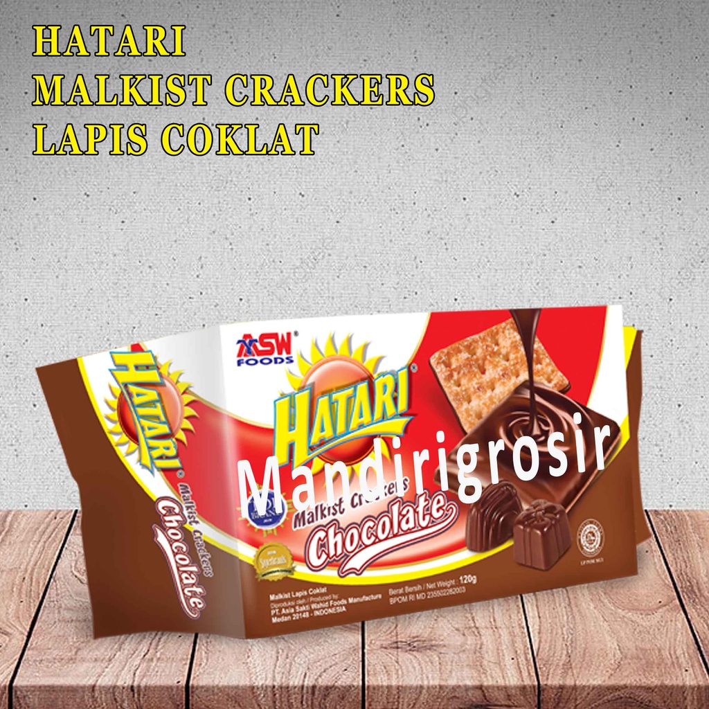 HATARI*MALKIST CRACKERS CHOCOLATE *120g