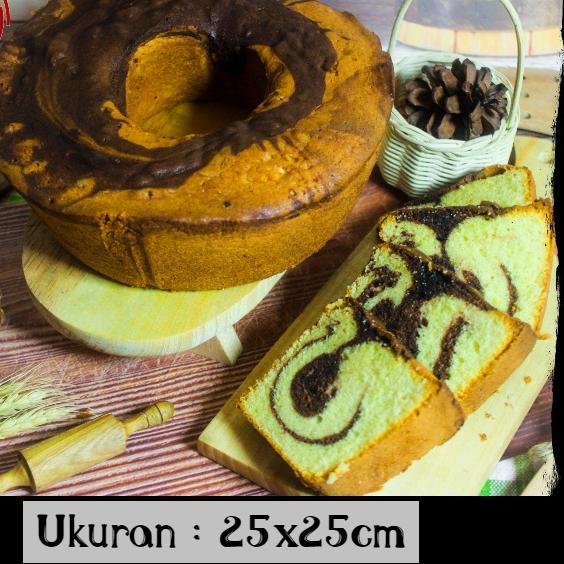 

☼ Bolu Marmer 25x25cm / Marmer Cake PREMIUM / Kue Lebaran Arisan & Natal Ω