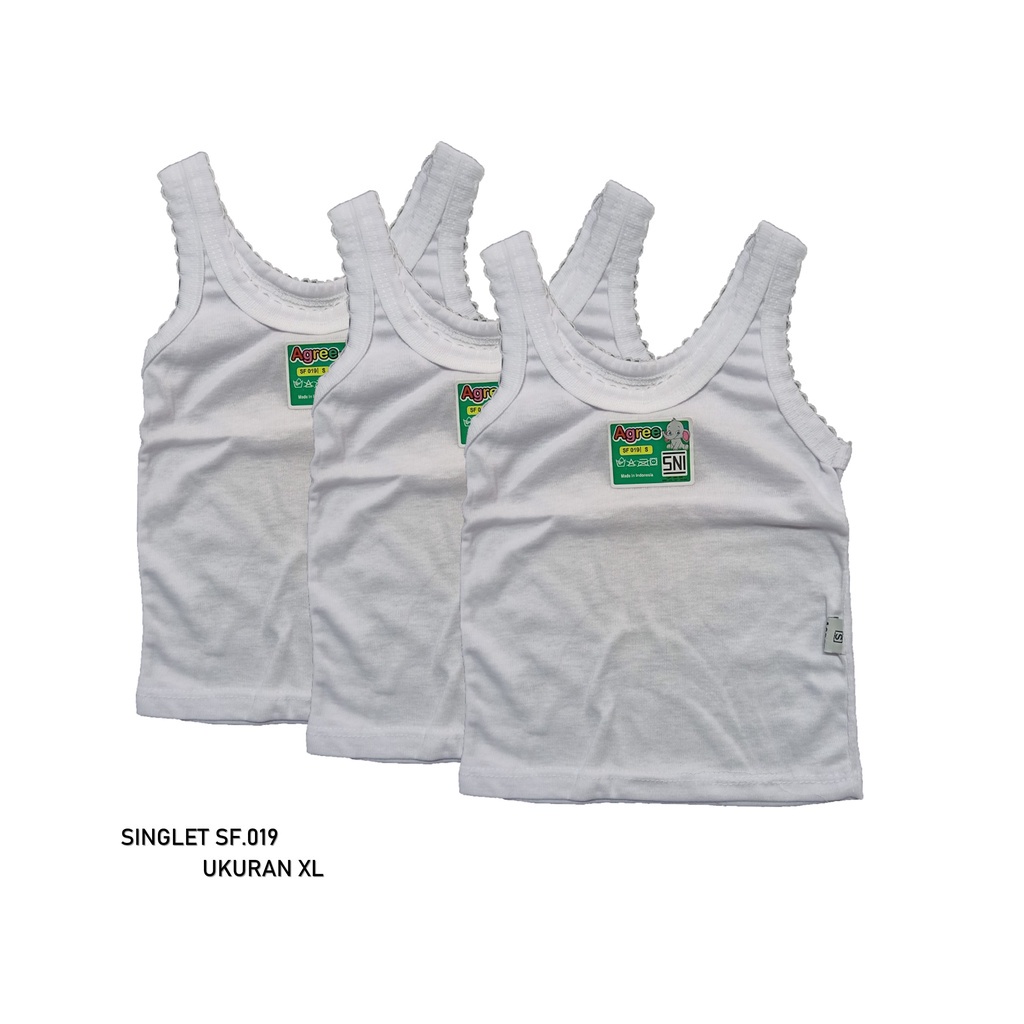 SINGLET AGREE POLOS ST02 SINGLET ANAK AGREE 1PCS