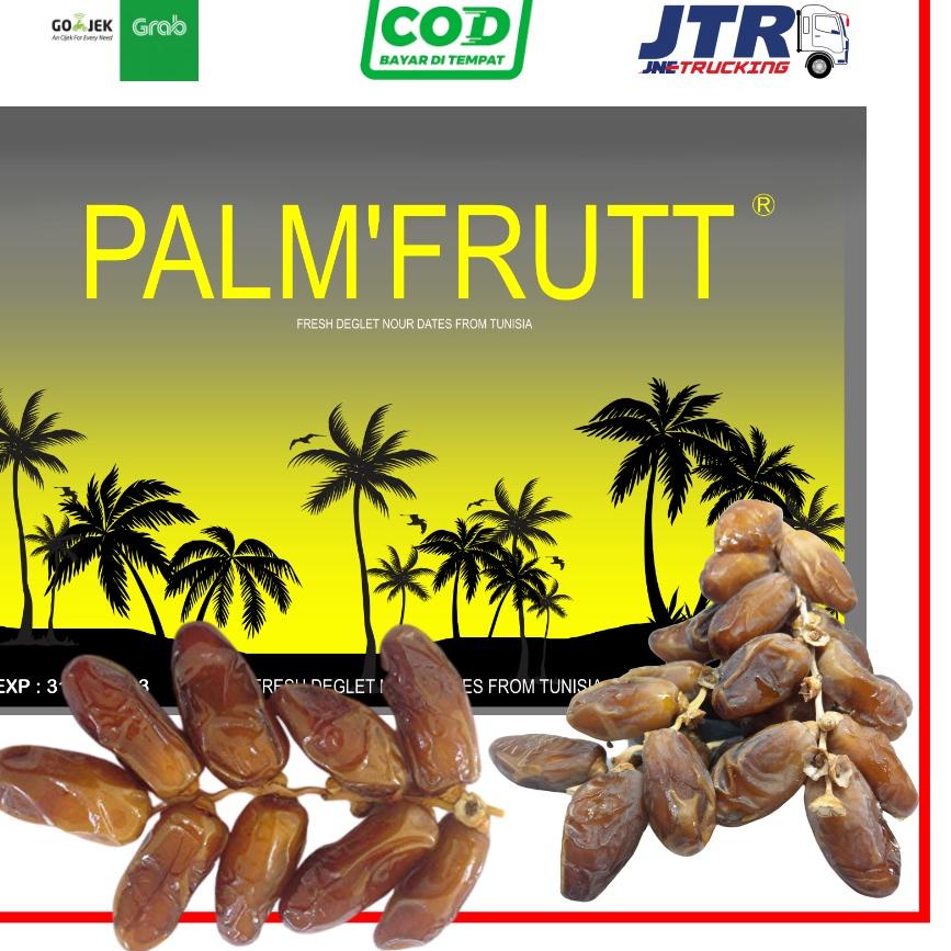 

✱ [NEW] KURMA PALMFRUTT TANGKAI 500GR /KURMA TUNISIA TANGKAI /PALMFRUIT[KEMASAN BOX MIKA] ◌