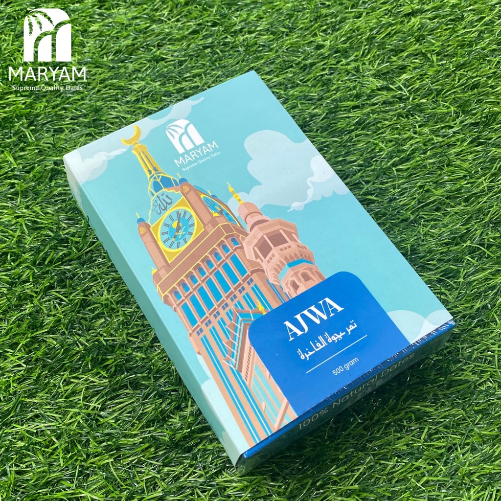 

KURMA AZWA ASLI KORMA AJWA 100% ORIGINAL MADINAH NABI PREMIUM MARYAM DATES 500GR