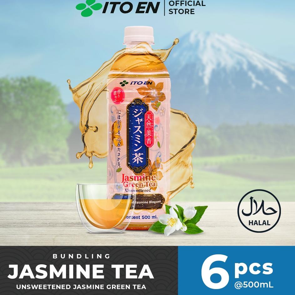 

♗ ITO EN Unsweetened Jasmine Tea 500 ml @6 pcs - Teh Melati Bebas Gula ❅