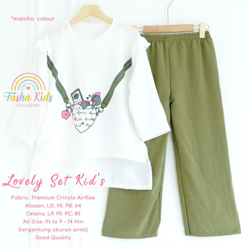 lovely set kids by fasha kids