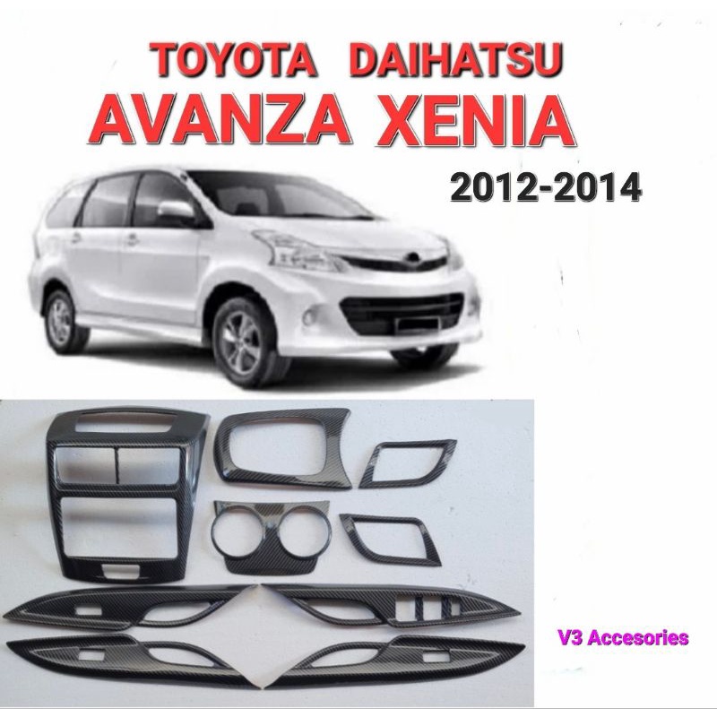Panel Carbon AVANZA XENIA 2012-2014 ( 9pcs )