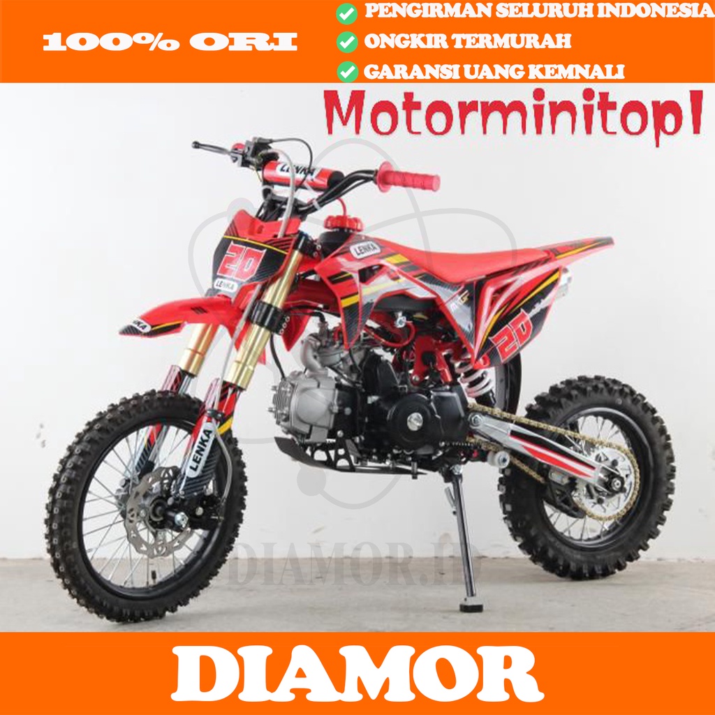 LENKA MXGP 20 LENKA MXGP 222 Motor Trail Anak Bensin 4 tak MATIC 110cc electric start