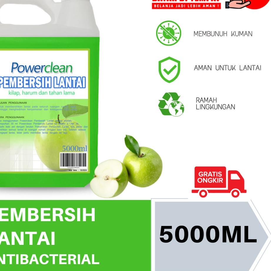 ℮ PEMBERSIH LANTAI ANTIBACTERIAL 5 LITER MASTER CLEAN ➤