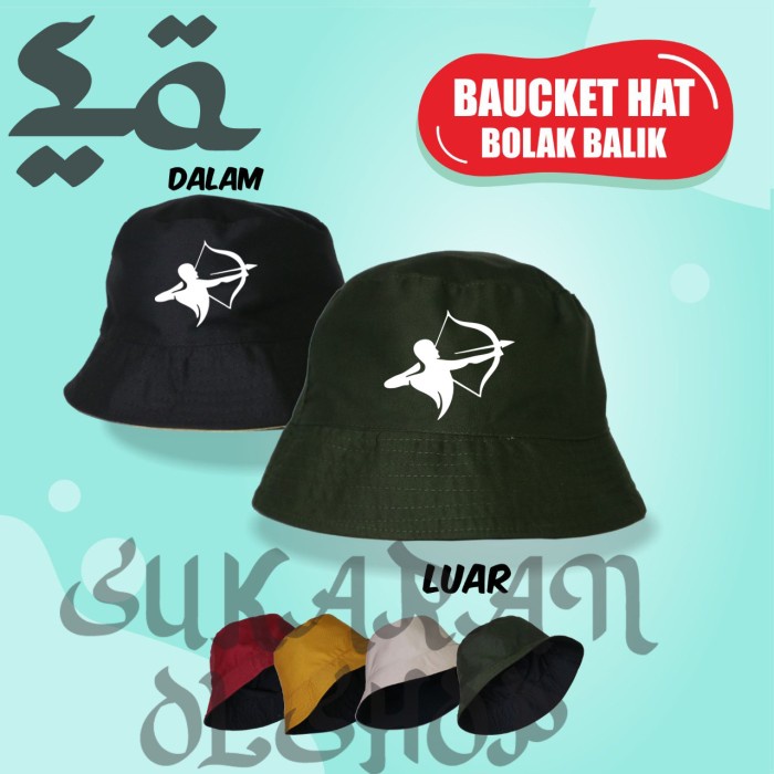 Topi Bucket Hat Unisex Sport All Size Custome Women Archery