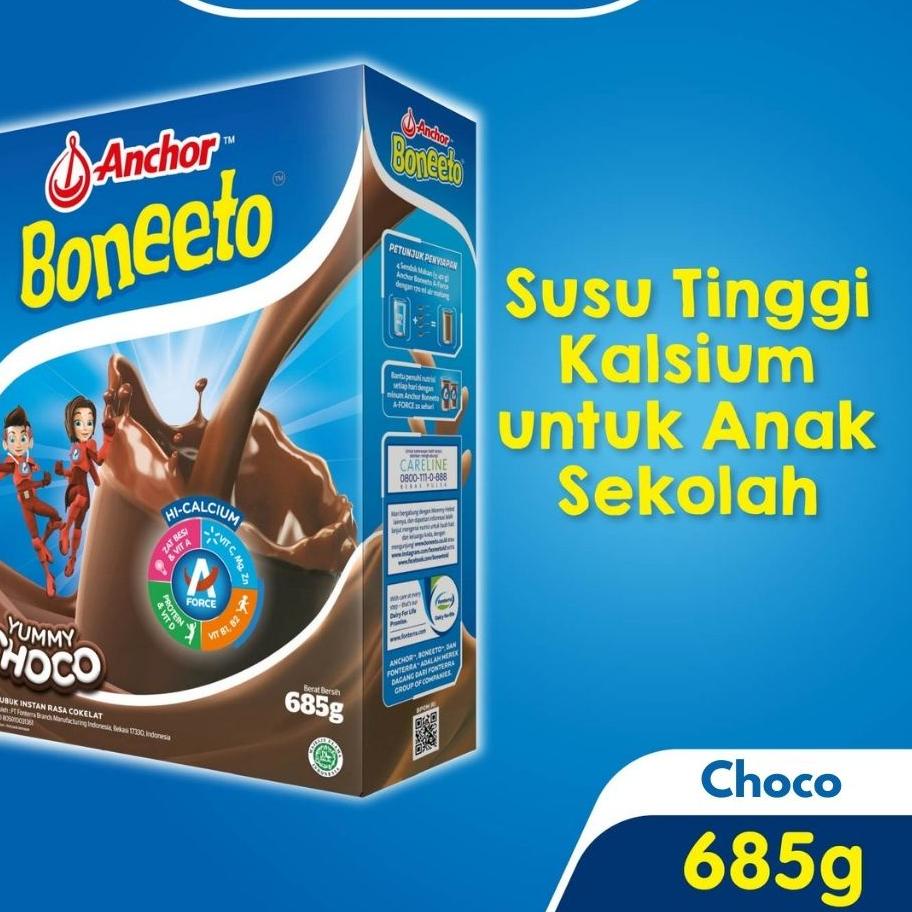 

Original Boneeto Susu Bubuk Anak Sekolah Yummy Choco 685g - Nutrisi Pertumbuhan Anak untuk Daya Pikir dan Tubuh Aktif !!