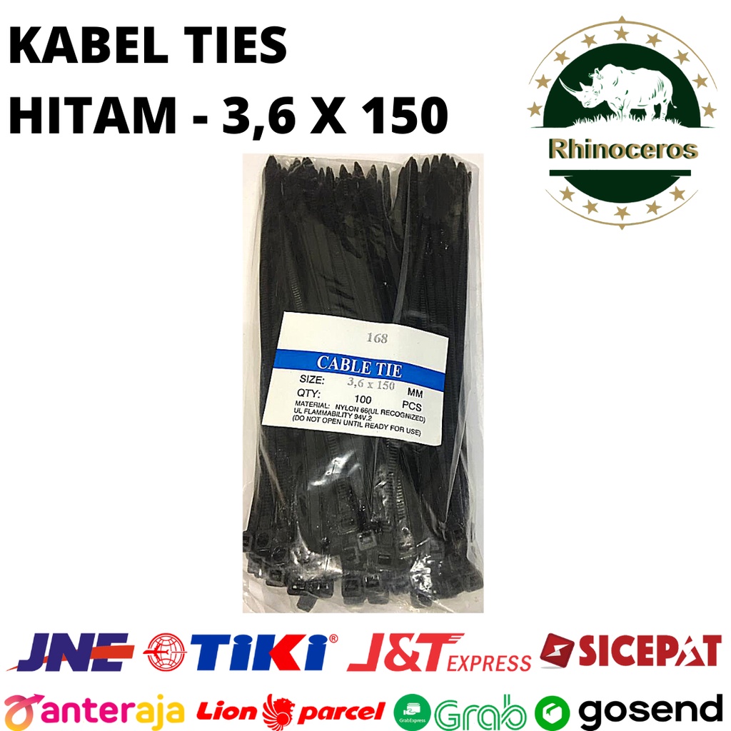 Kabel Ties Hitam Kabel Tis Kabel Pengikat Hitam