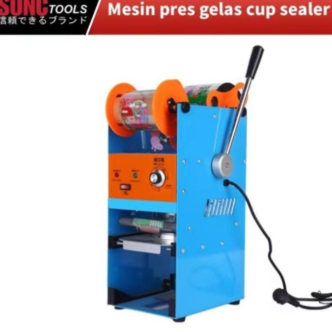 Mesin cup Sealer ET-D8 Alat Pres Gelas Minuman Pres Cup Sealer