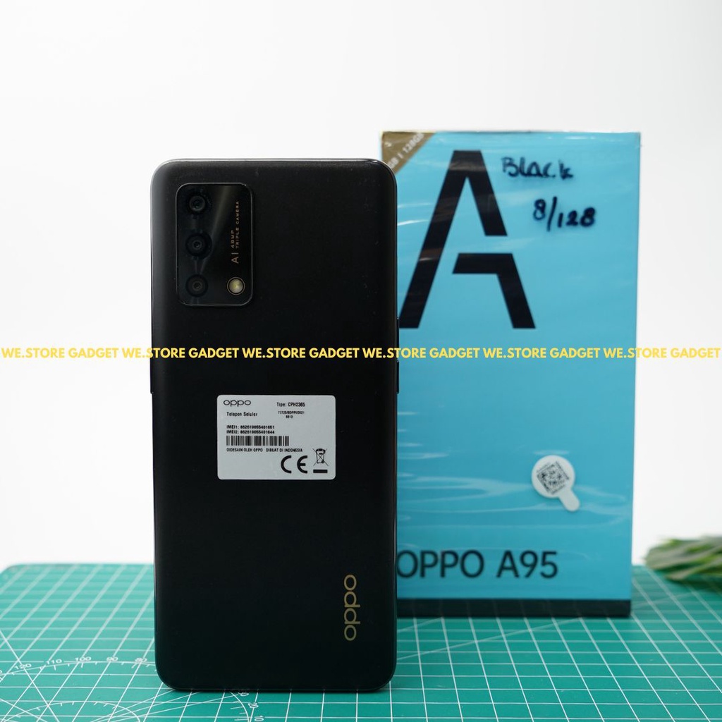 OPPO A95 8/128gb SECOND FULLSET ORIGINAL