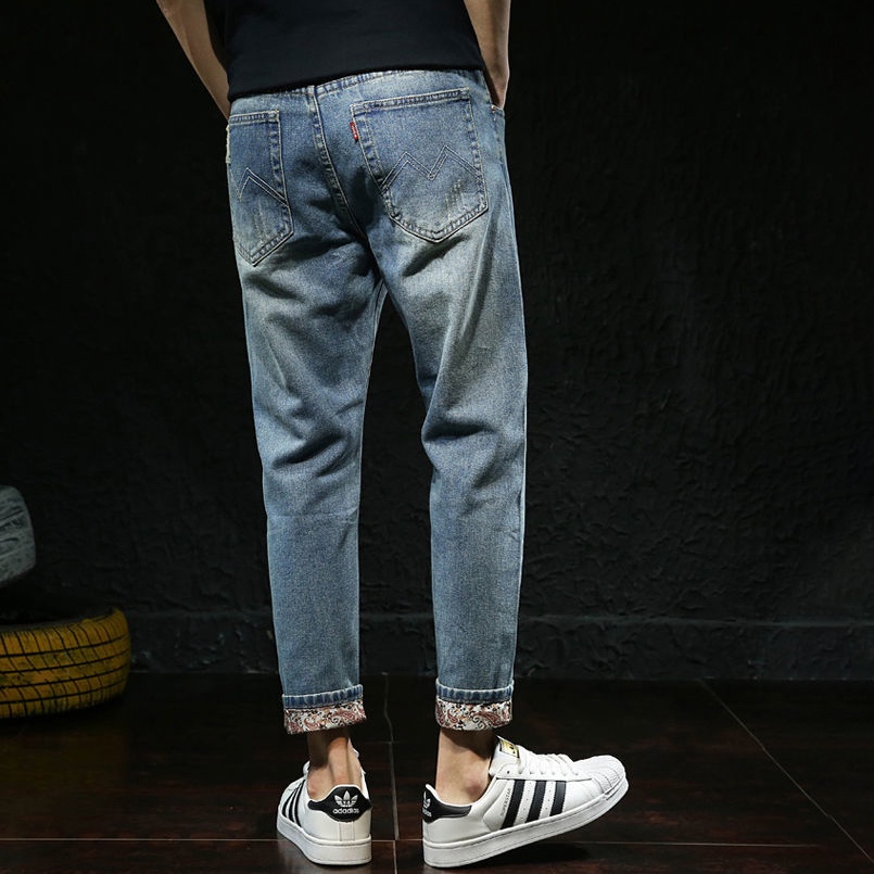 Celana jeans panjang pria ripped jeans pria celana jeans pria slim fit jeans celana korean style pria jeans cowok