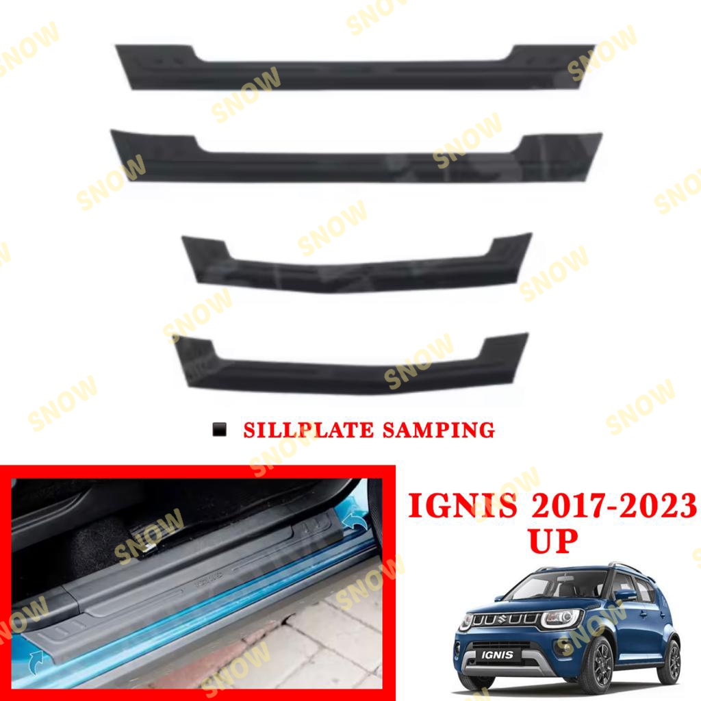 Sillplate Samping Suzuki Ignis 2017 2022 2023 Hitam