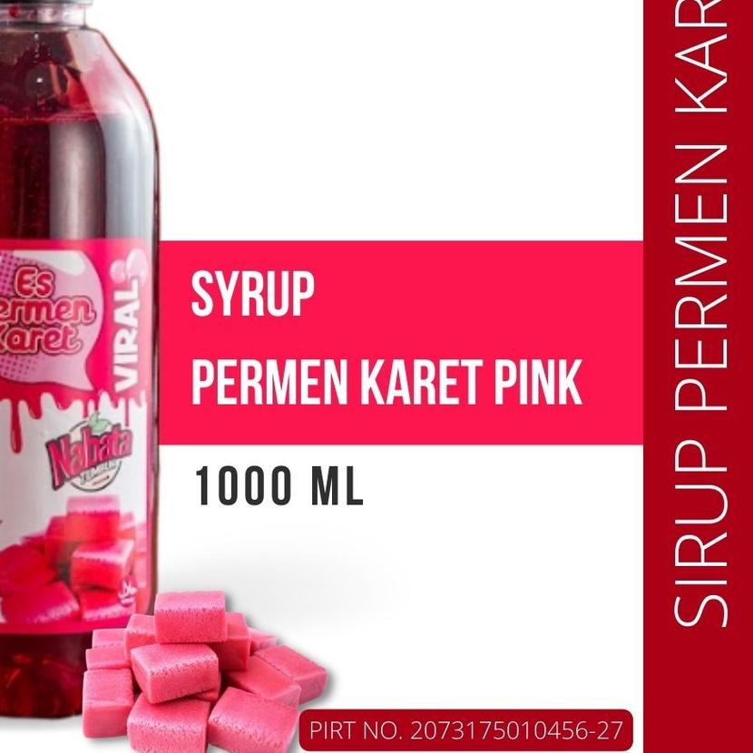 

➩ Sirup Permen Karet 1 Liter / Bubble Gum Syrup 1000 ml ➽