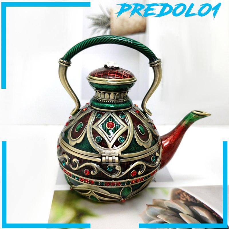 [Predolo1] Kotak Perhiasan Bentuk Teko Cincin Berengsel Holder Hadiah Untuk Ulang Tahun, Liburan