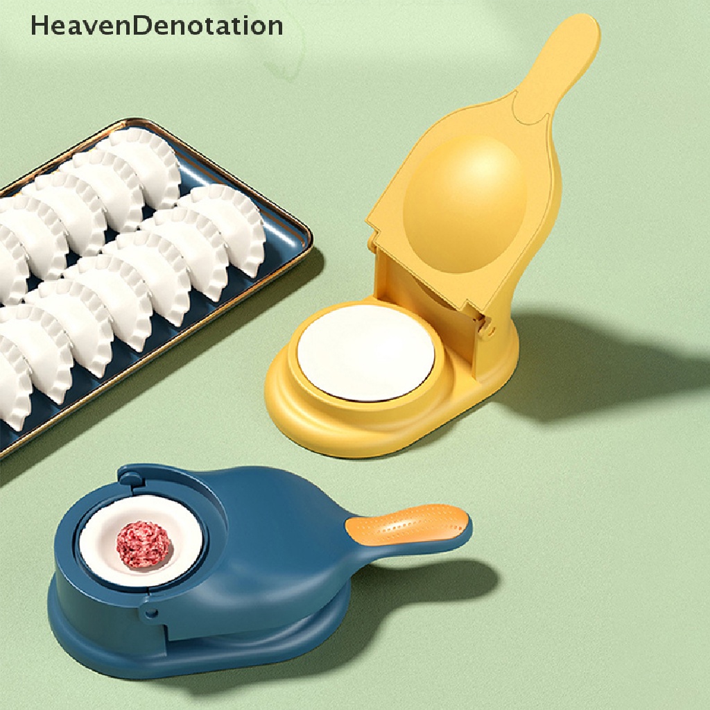 [HeavenDenotation] Set Alat Penekan Adonan 2in1 Set Alat Penekan Adonan DIY Dumplings Mold HDV