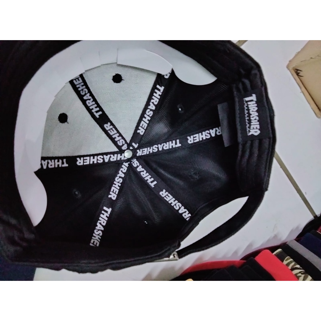 topi thrasher bill up Topi baseball pria import mirror