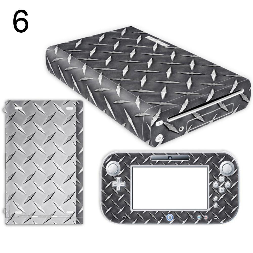 POPULAR Populer Decal Full Set DIY Untuk Skin Nintendo Wii U Untuk Nintendo Wii U