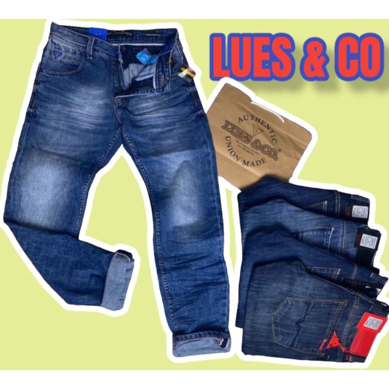 Celana Jeans Pria LUES CO ORIGINAL