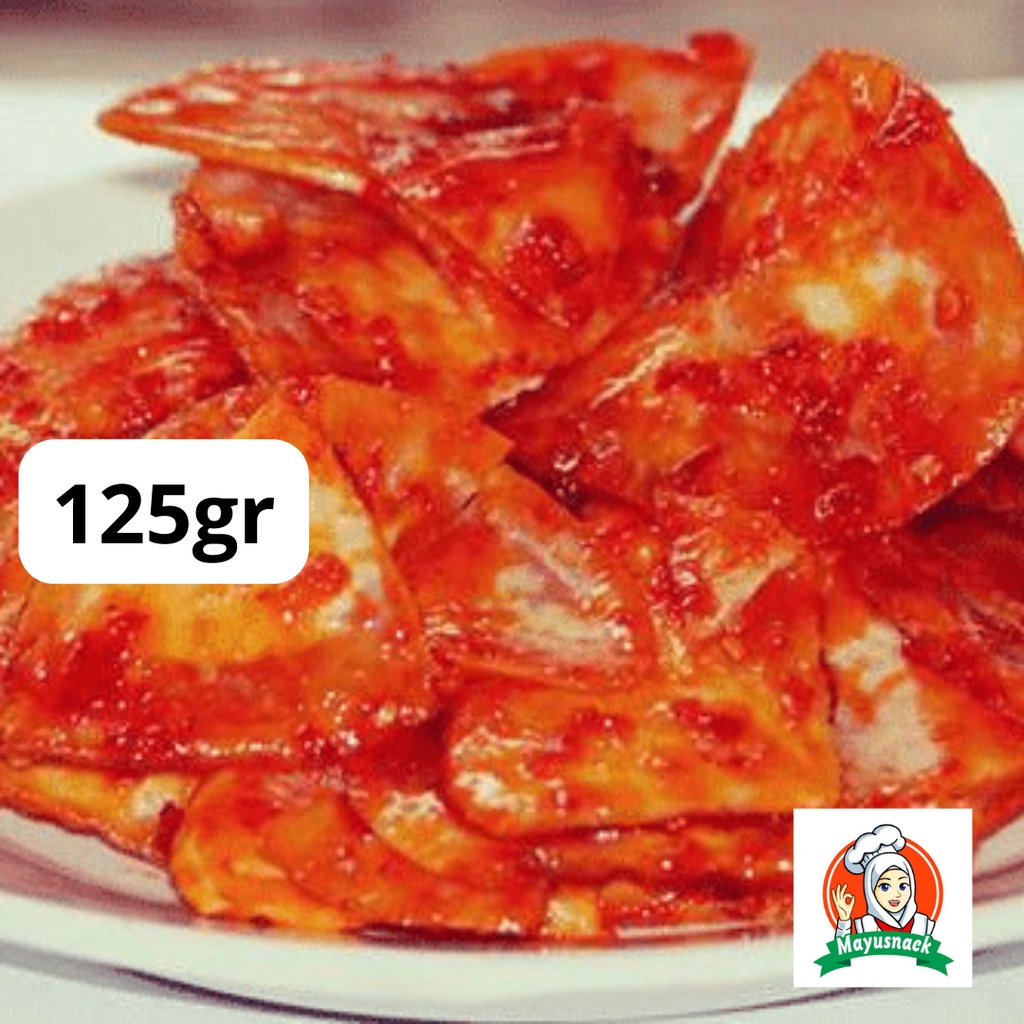

Keripik Singkong Balado Pedas Manis Lengket Kiloan 125gr