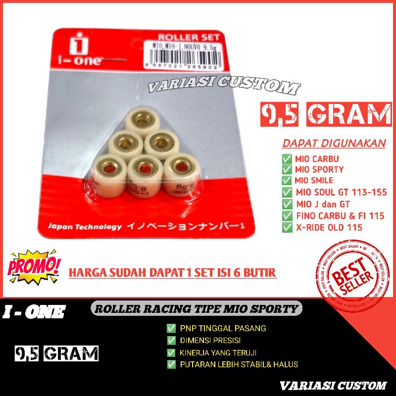 ROLLER ROLER RACING MIO SPORTY 9,5 GRAM ORIGINAL